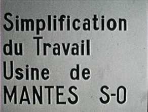 SIMPLIFICATION DU TRAVAIL (USINE DE MANTES)